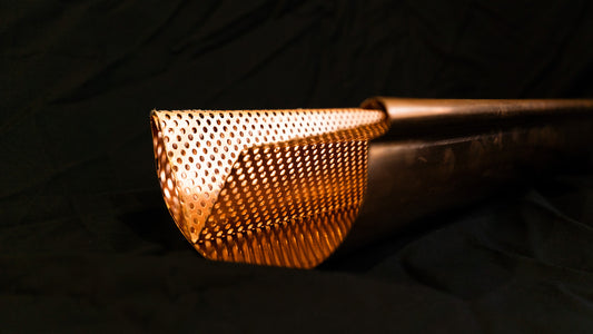 Perforated Copper Leaf Guard