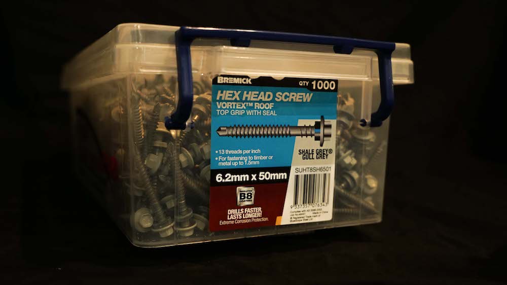 1000 QTY HEX HEAD SCREW 6.2MM X 50MM