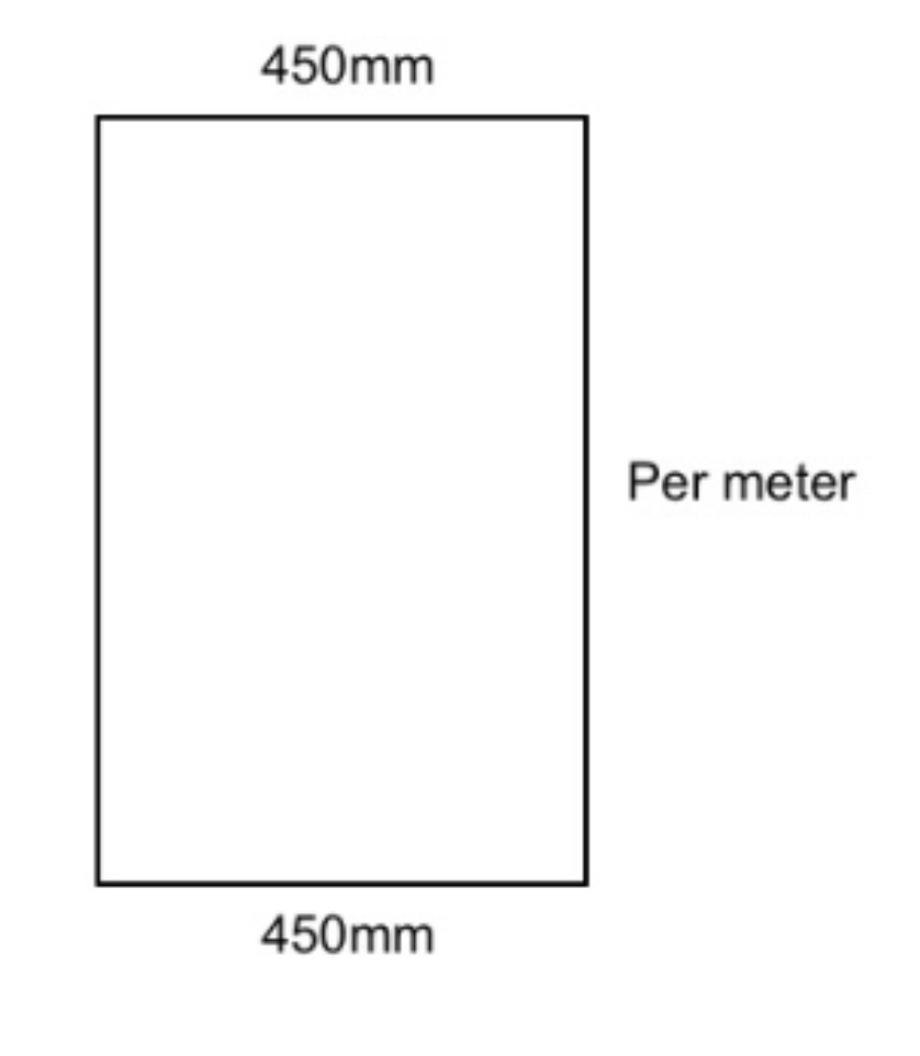 Flat Sheet 450mm Wide – COPPER