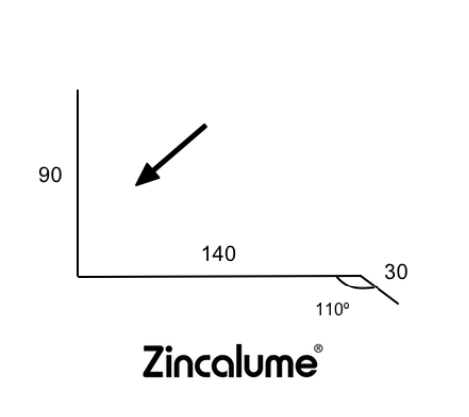 Apron Flashing Suit Trimdek Sheet Profile ZINCALUME®