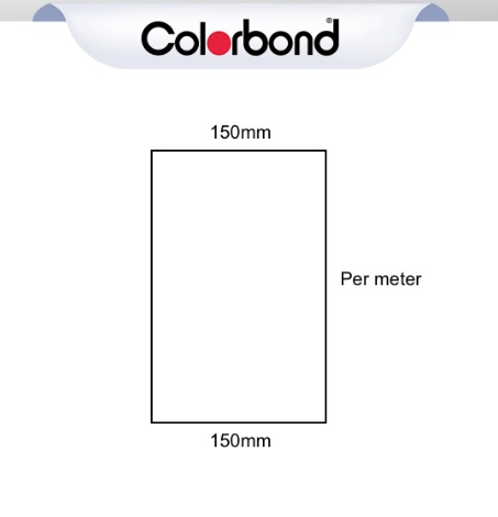 Flat Sheet 150mm Wide – COLORBOND®