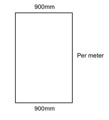 Flat Sheet 900mm Wide – COLORBOND® or ZINCALUME®