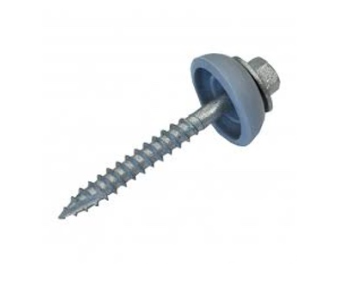 Clearfix Self Cutting Polycarbonate Roofing Screw & Dome Seal 14 x 65