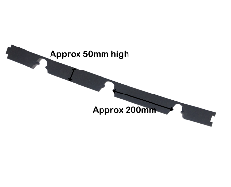 Foam Infill End Closure Strip Klip Lok 700® TOP Profile